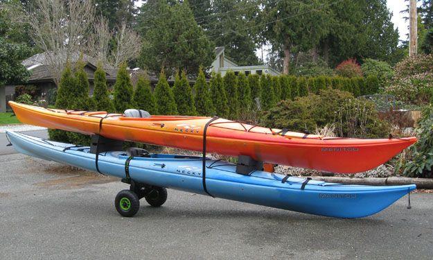 Lightweight Folding Kayak Trailer Lake Land Kayaks 
