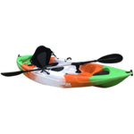Load image into Gallery viewer, The SkipJak Atlas 2.0 - 9ft Sit On Top Kayak Lake Land Kayaks Green Orange White 
