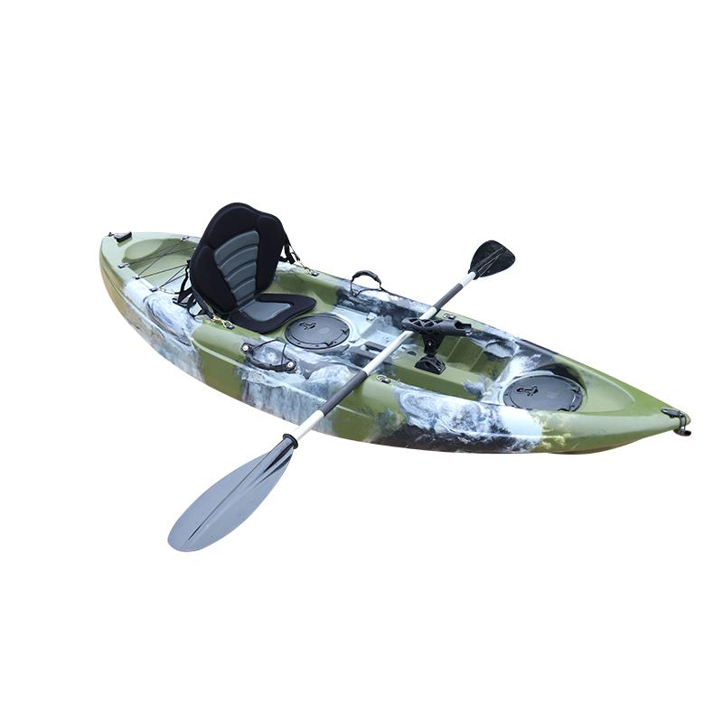 The SkipJak Atlas 2.0 - 9ft Sit On Top Kayak Lake Land Kayaks Army green white black 
