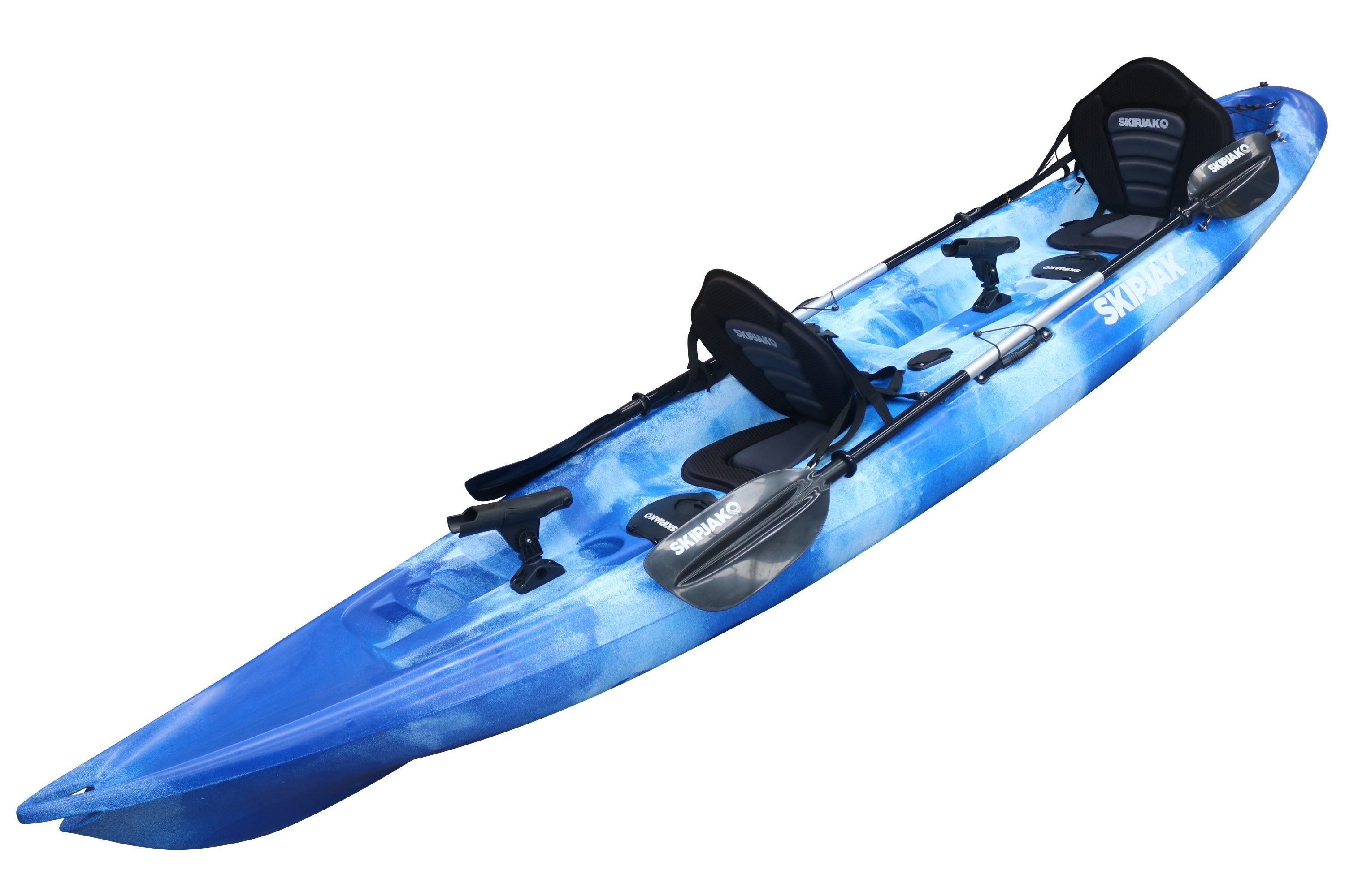 Skipjak Twin Kayak Lake Land Kayaks Blue/White 
